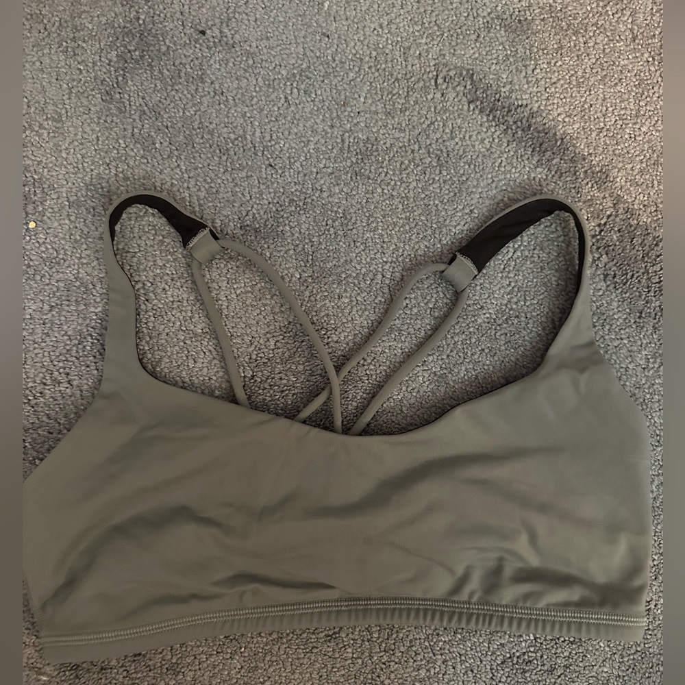 Gray Lululemon bra